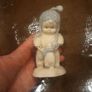 Snowbabies Dept 56 Baby's First Steps Boy Bisque